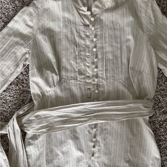 Vintage The J Peterman Company Button Up, tie back. - Picture 6 of 11